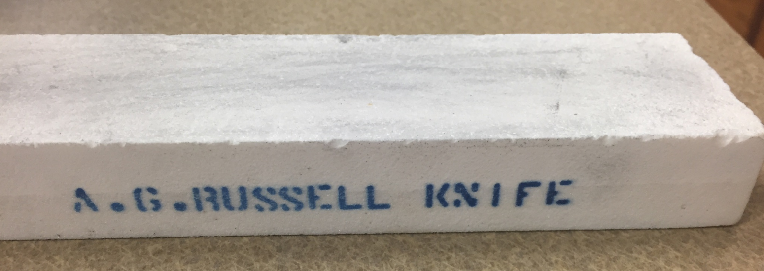 White Sharpening Stone - A.G. Russell Knives